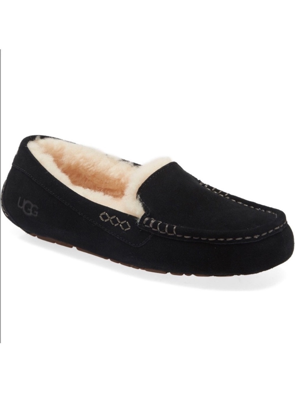UGG Ansley Slippers Black 7 Women’s Suede